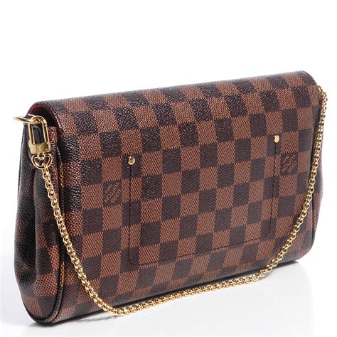 louis vuitton favorite mm damier ebene|Louis Vuitton Damier Ebene satchel.